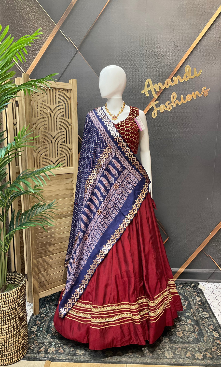 Maroon Color Lehenga/Chaniya Choli set