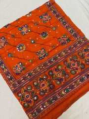 Garba Special- Navratri Pure Cotton Dupattas with thread Work.