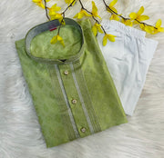 Pista Green Boys Kurta Set - Premium Indian Ethnic Wear
