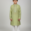 Boys Pista Green Kurta Pajama Set
