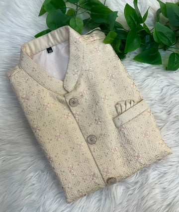 Half White Color Mens Wear vest