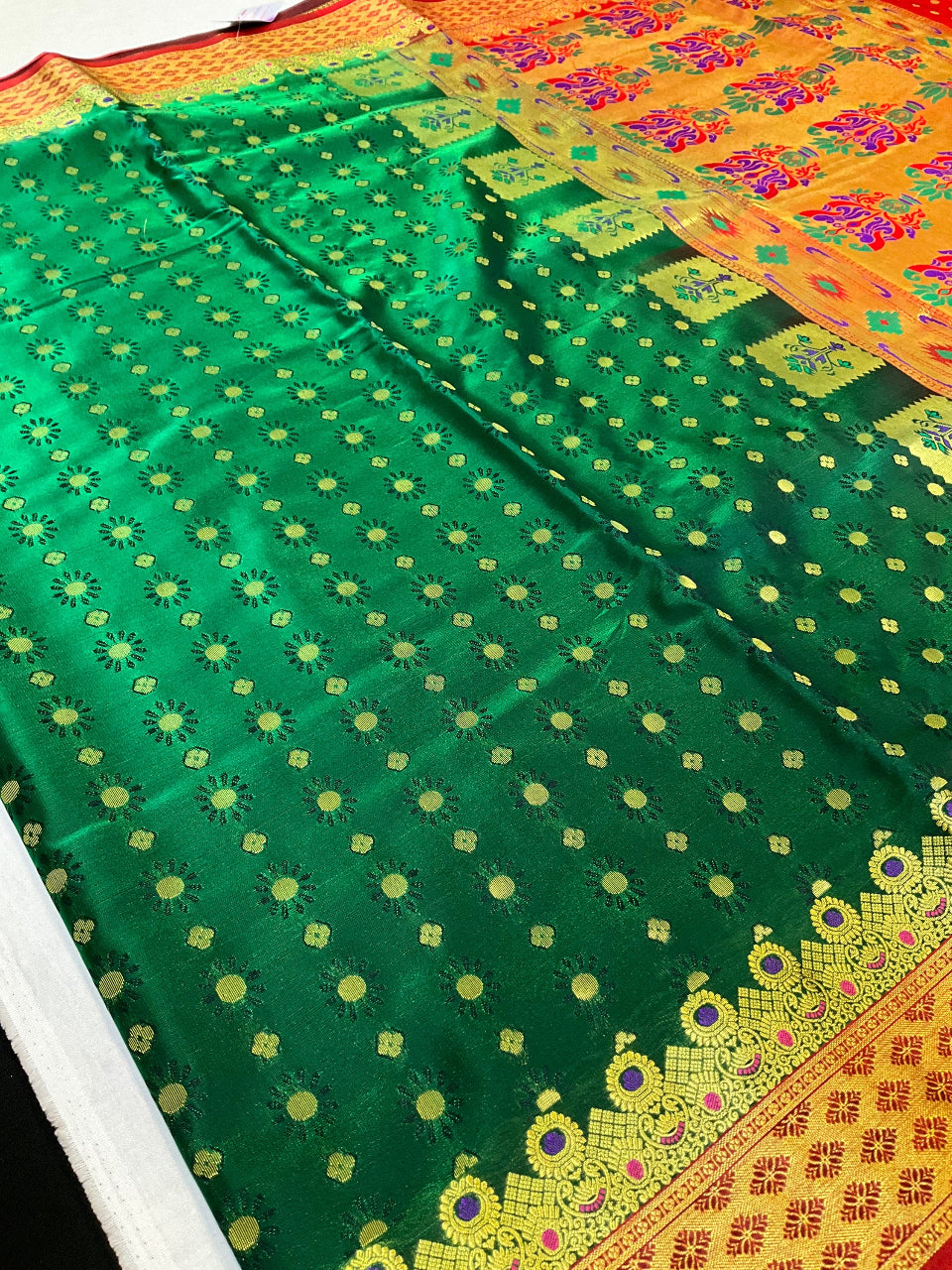 paithani Sarees - peshwai Nawari  Saree 9 yards image 9