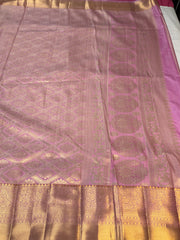 Baby Pink Semi Silk Kanjeevaram Saree