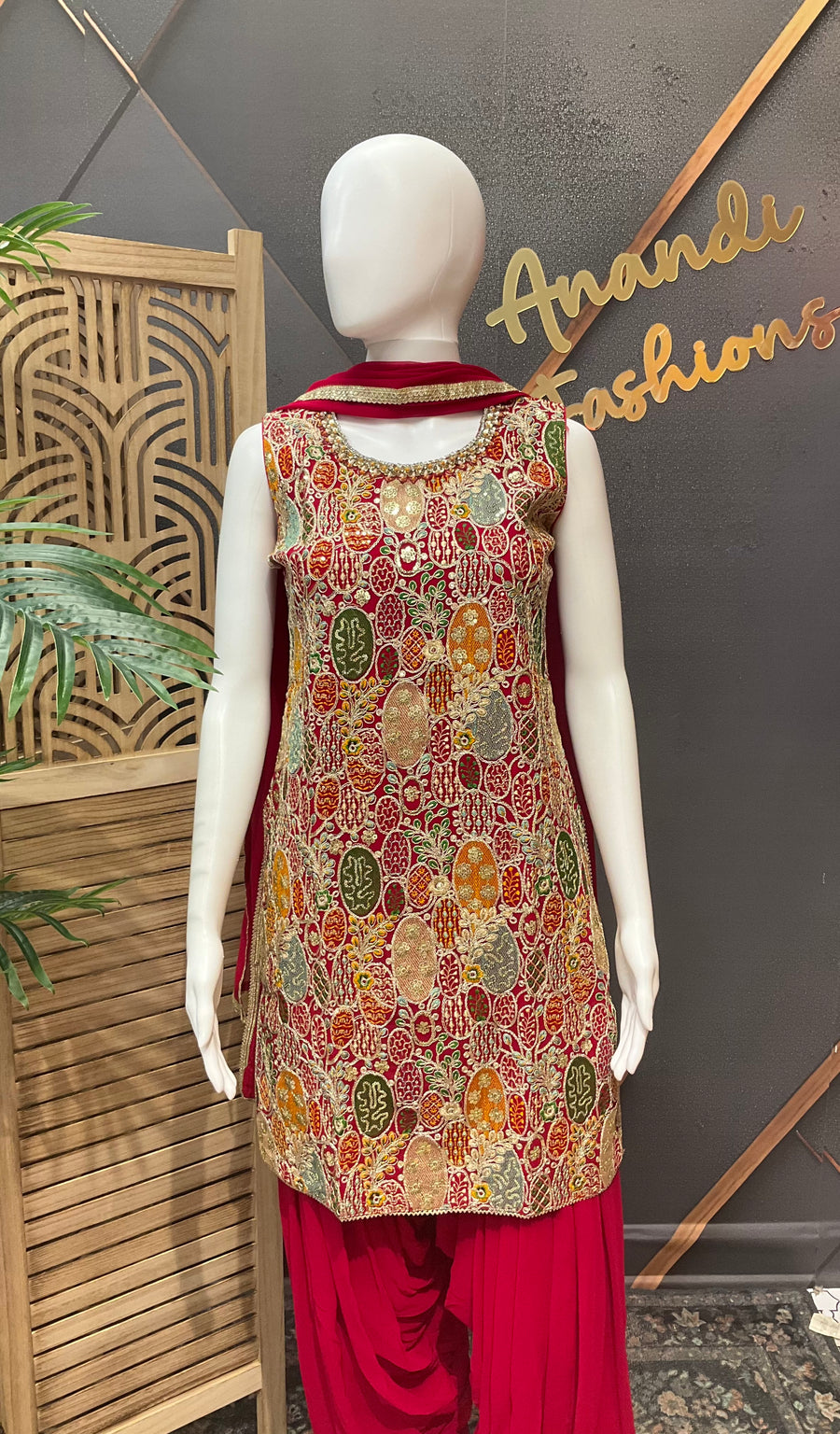 Teenage Girl Party Wear Patiyala suit