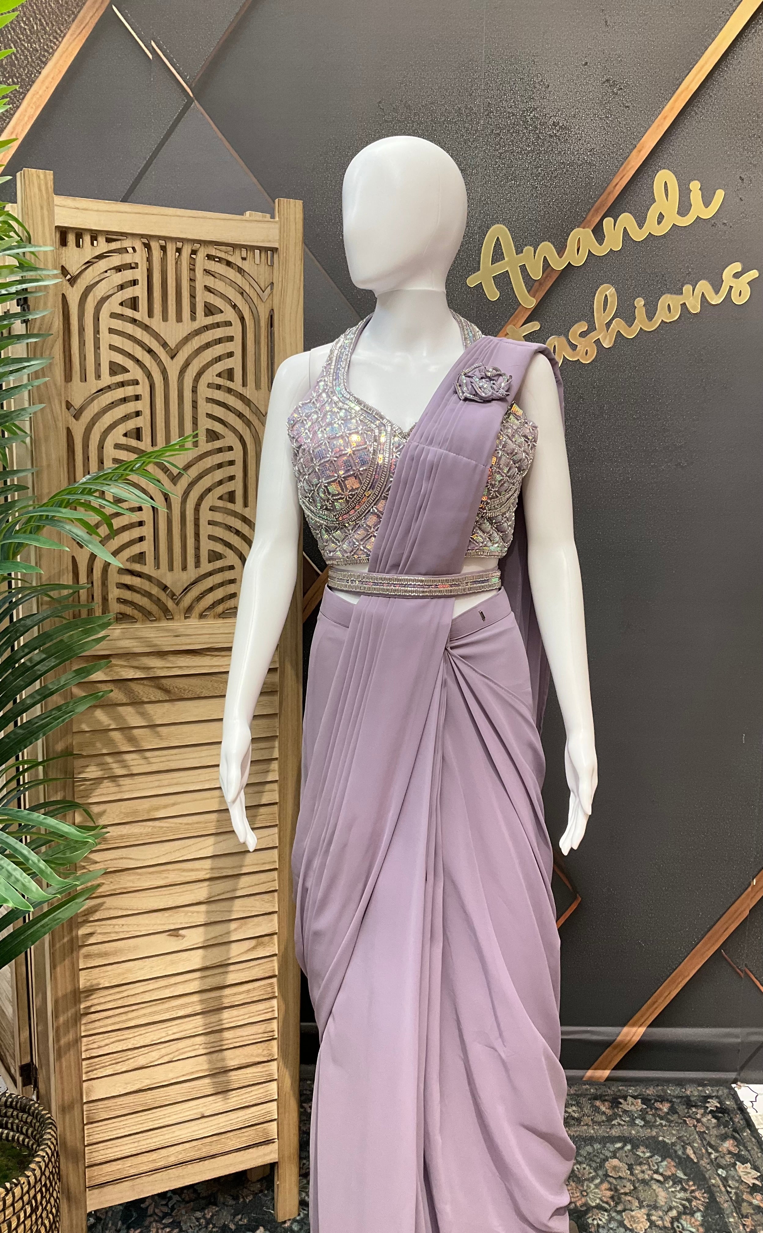 Ready To Wear Sarees - Size 38