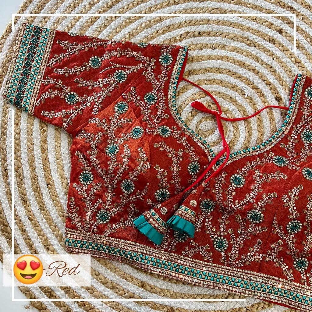 Vibrant Ready made Work Blouse image 0