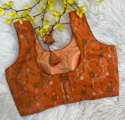 Orange Tissue Blouse