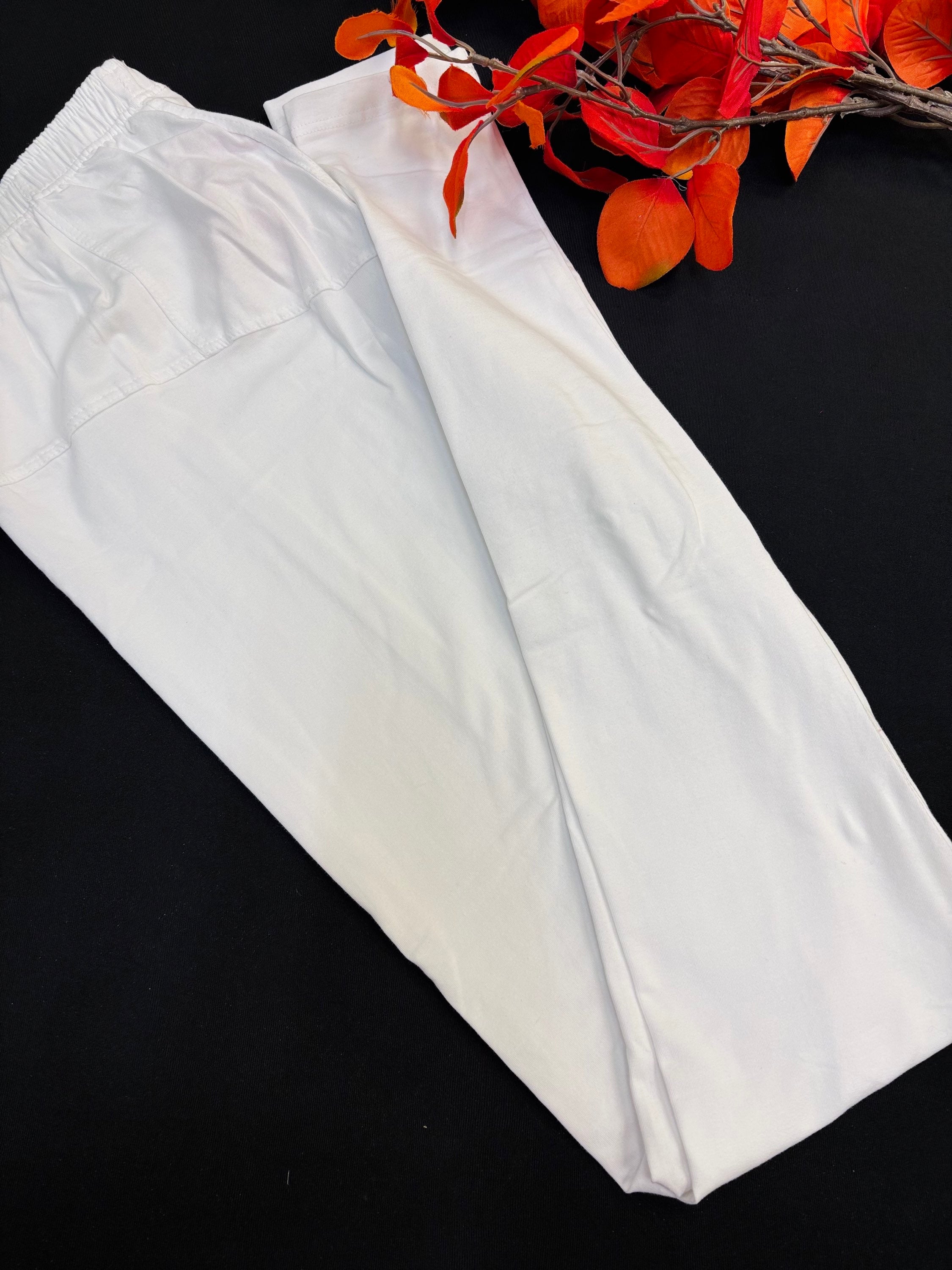 Lyra Brand White Chudidhar Leggings  image 1