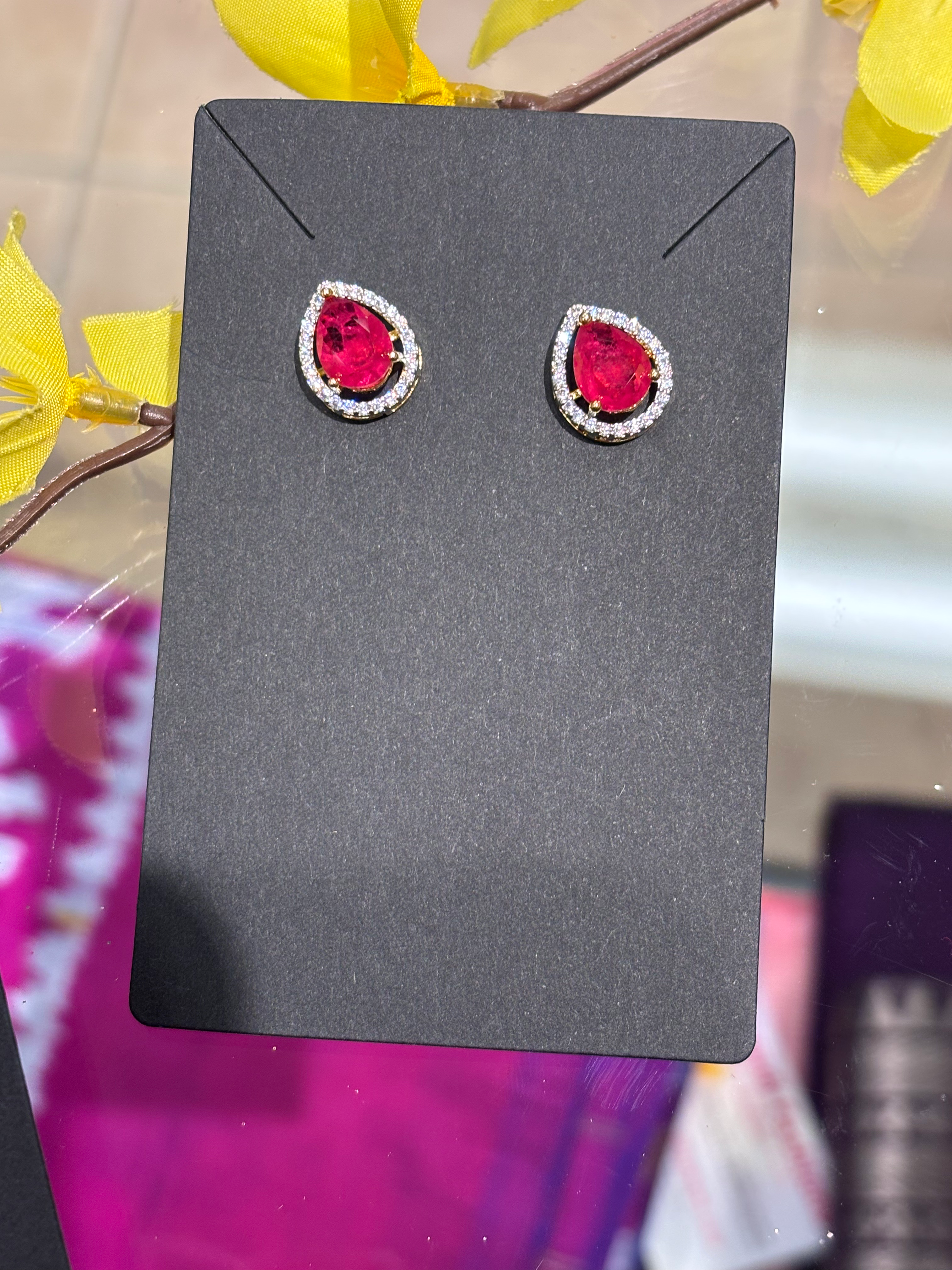 Colorful CZ Studs image 5