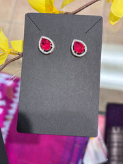Colorful CZ Studs