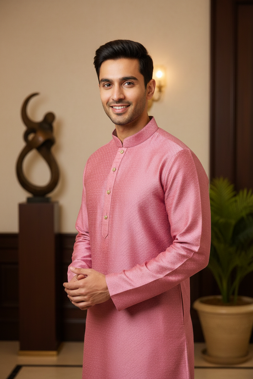 Men’s Four Naturally Print Design Kurtas Kurta Set