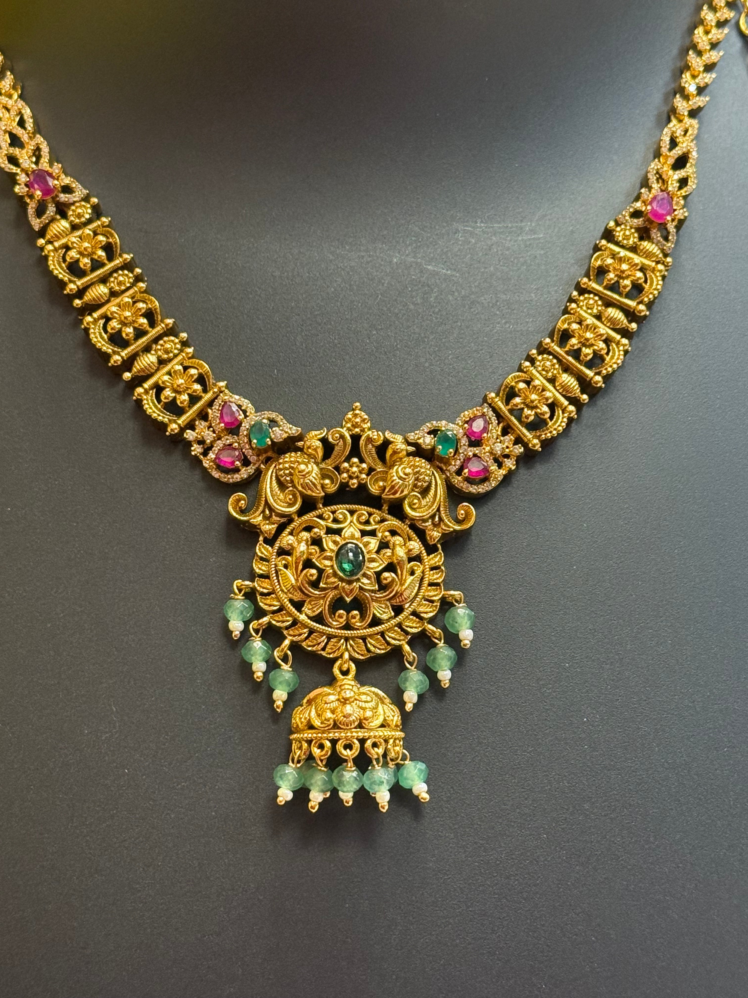 MattFinish Party Wear Necklace set