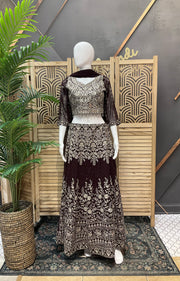 Women’s Georgette Lehenga Set Full Work
