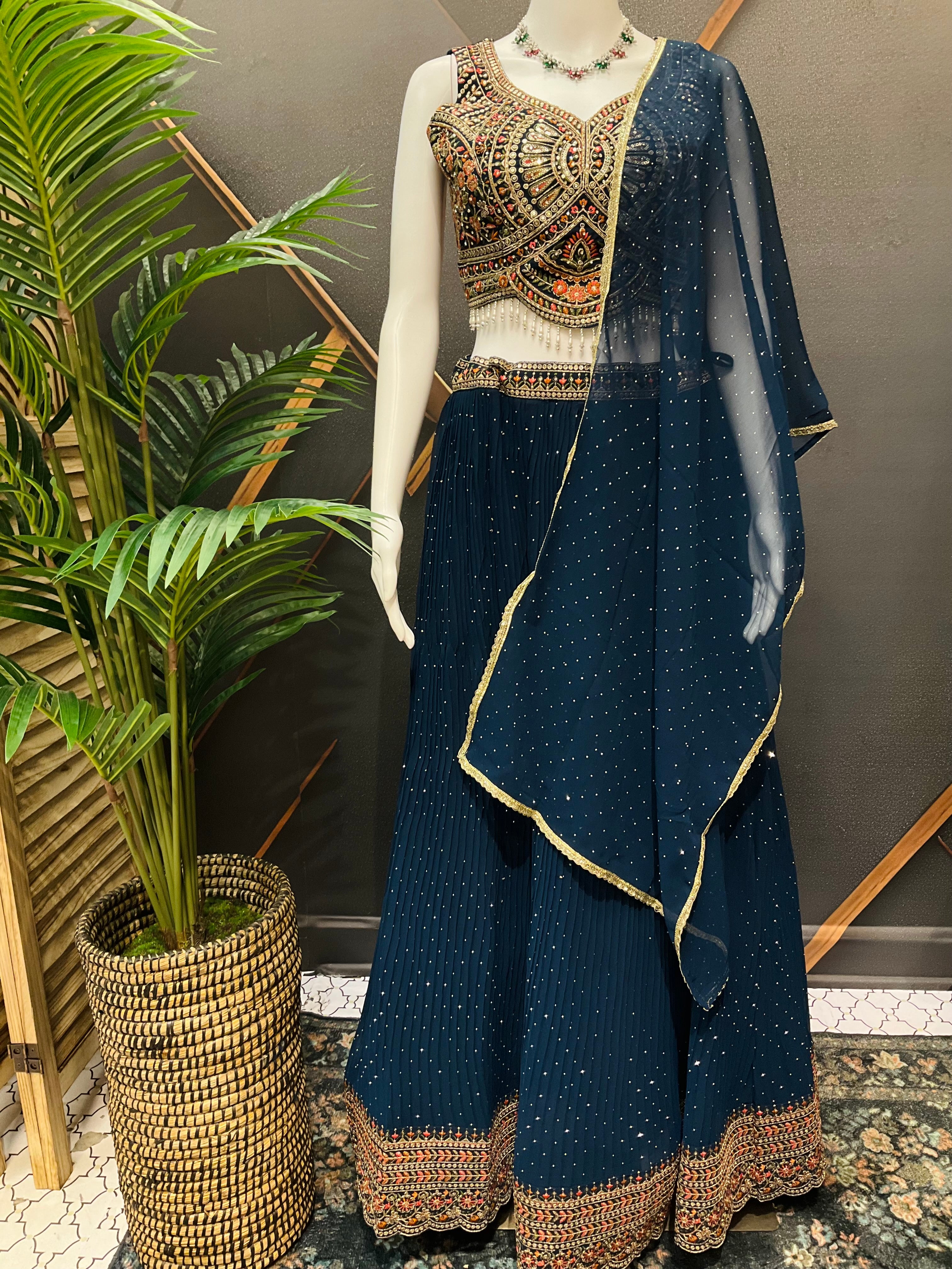 Party Wear - Georgette Lehenga set