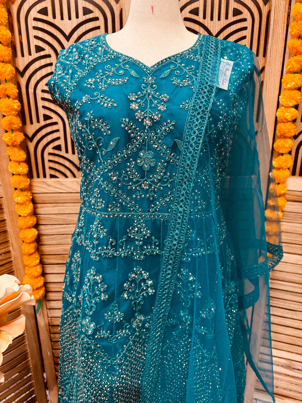 Stunning Plus Size Long Party Wear Dress image 5