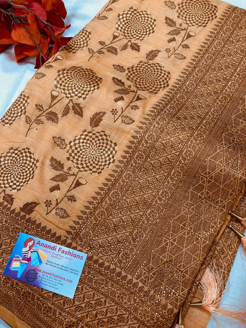 Silk Saree - Stunning TUSSAR SILK Sarees image 1