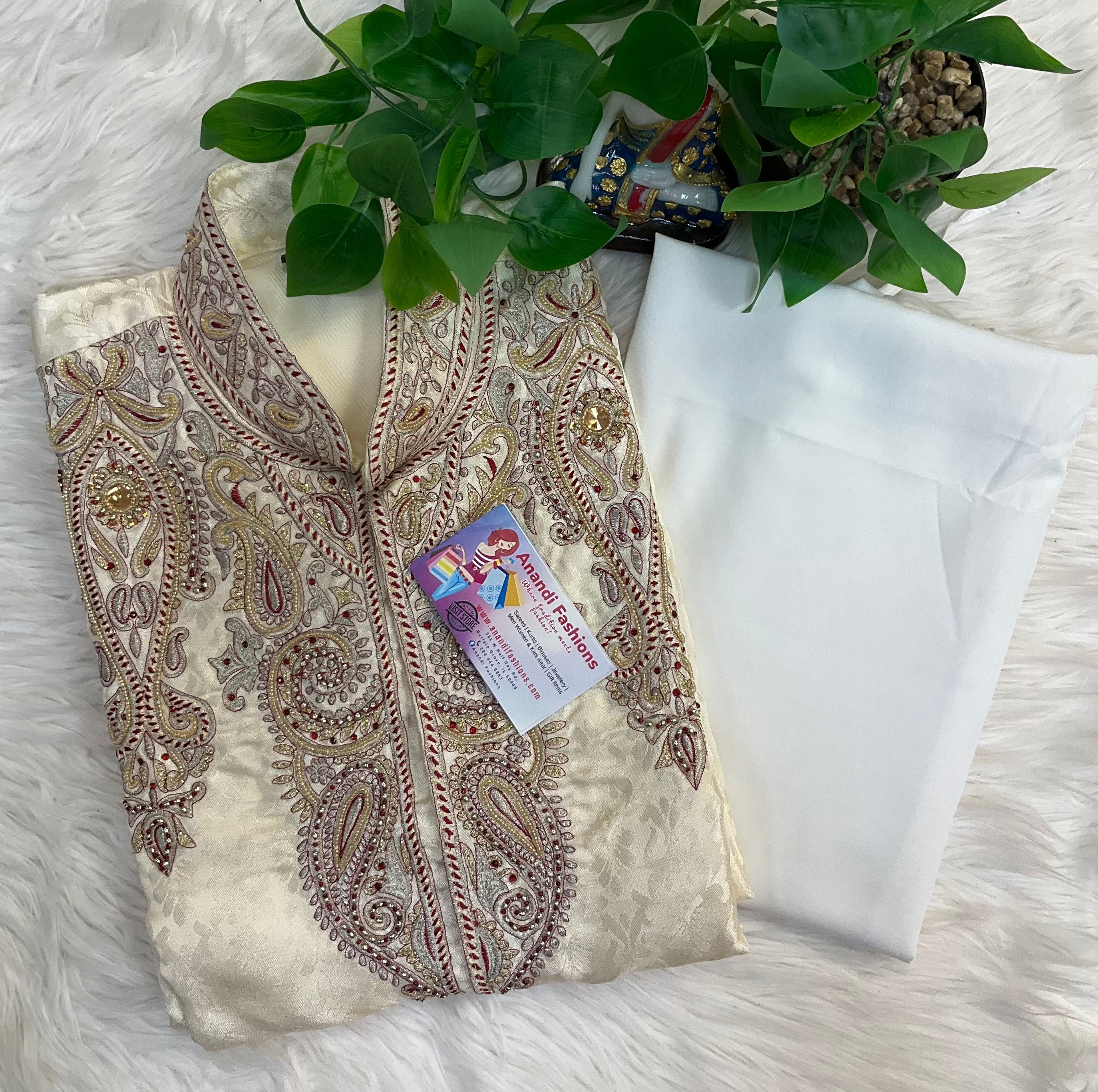 Mens party wear sherwani set- size 46