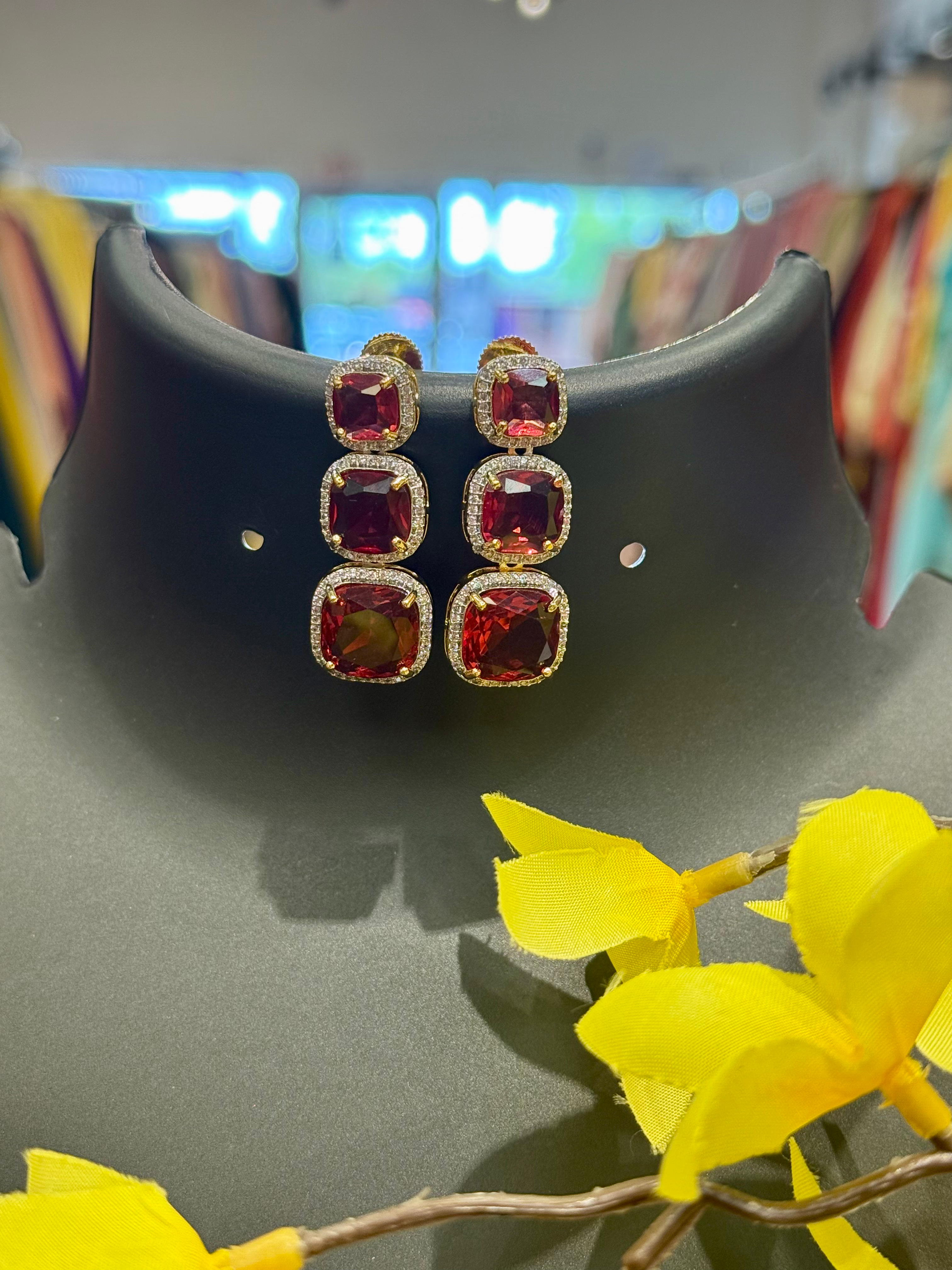 CZ party Wear Earrings  image 5