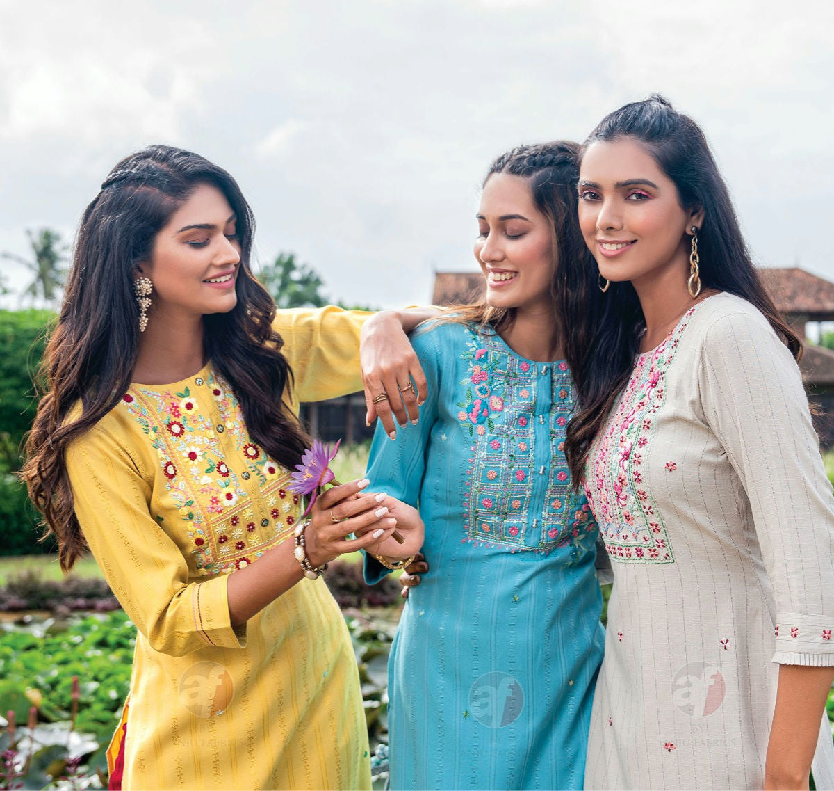 Rayon Kurti - Stylish and Elegant Rayon Embroidery Work Kurtis image 12