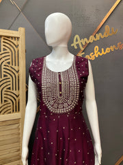 Party Wear Long Dress with Dupatta