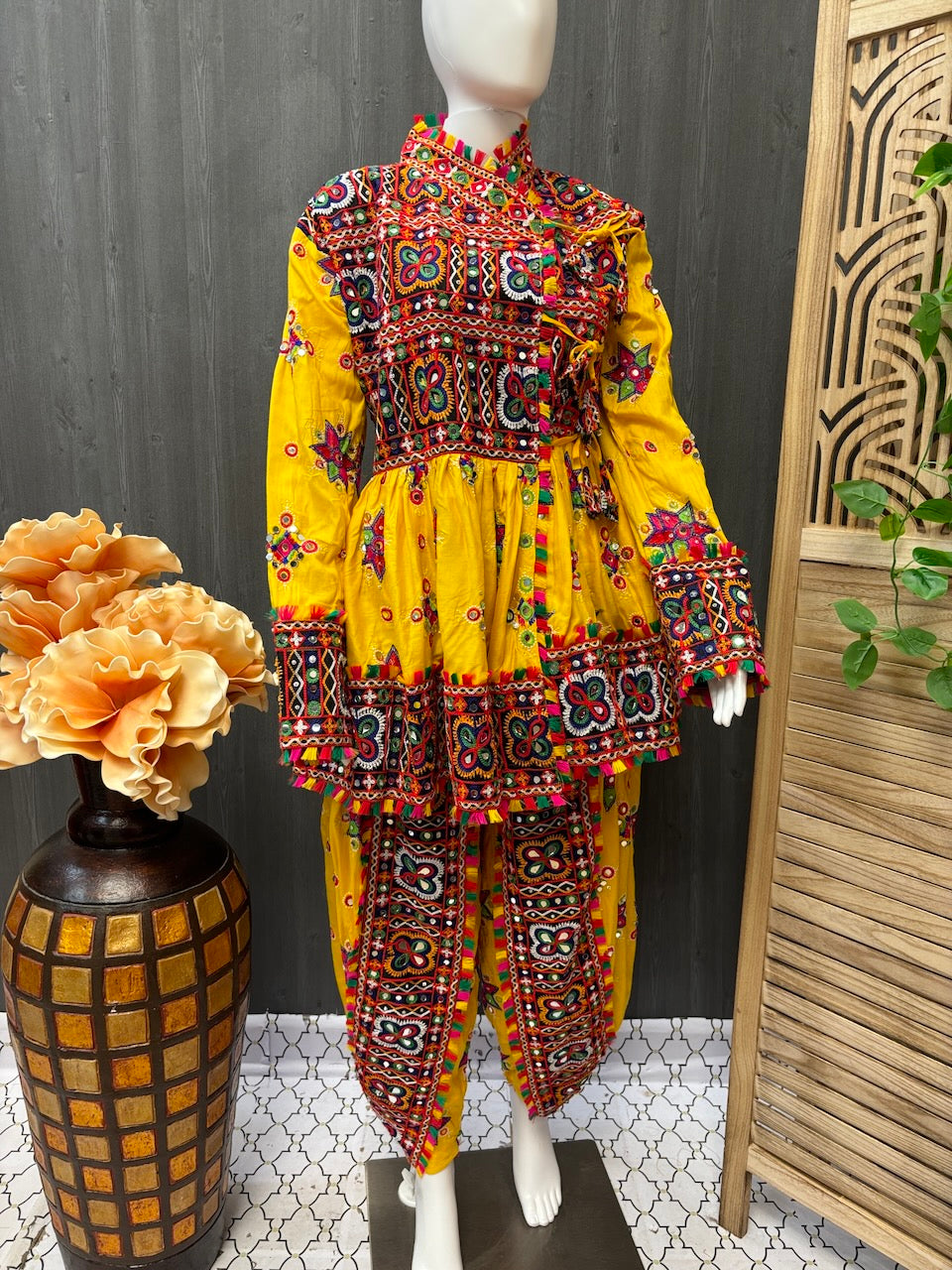 Unisex Navratri / Garba Special - Dhothi Style Garba Dress image 3