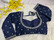 Navy blue color blouse - Women - Blouse - Anandi Fashions