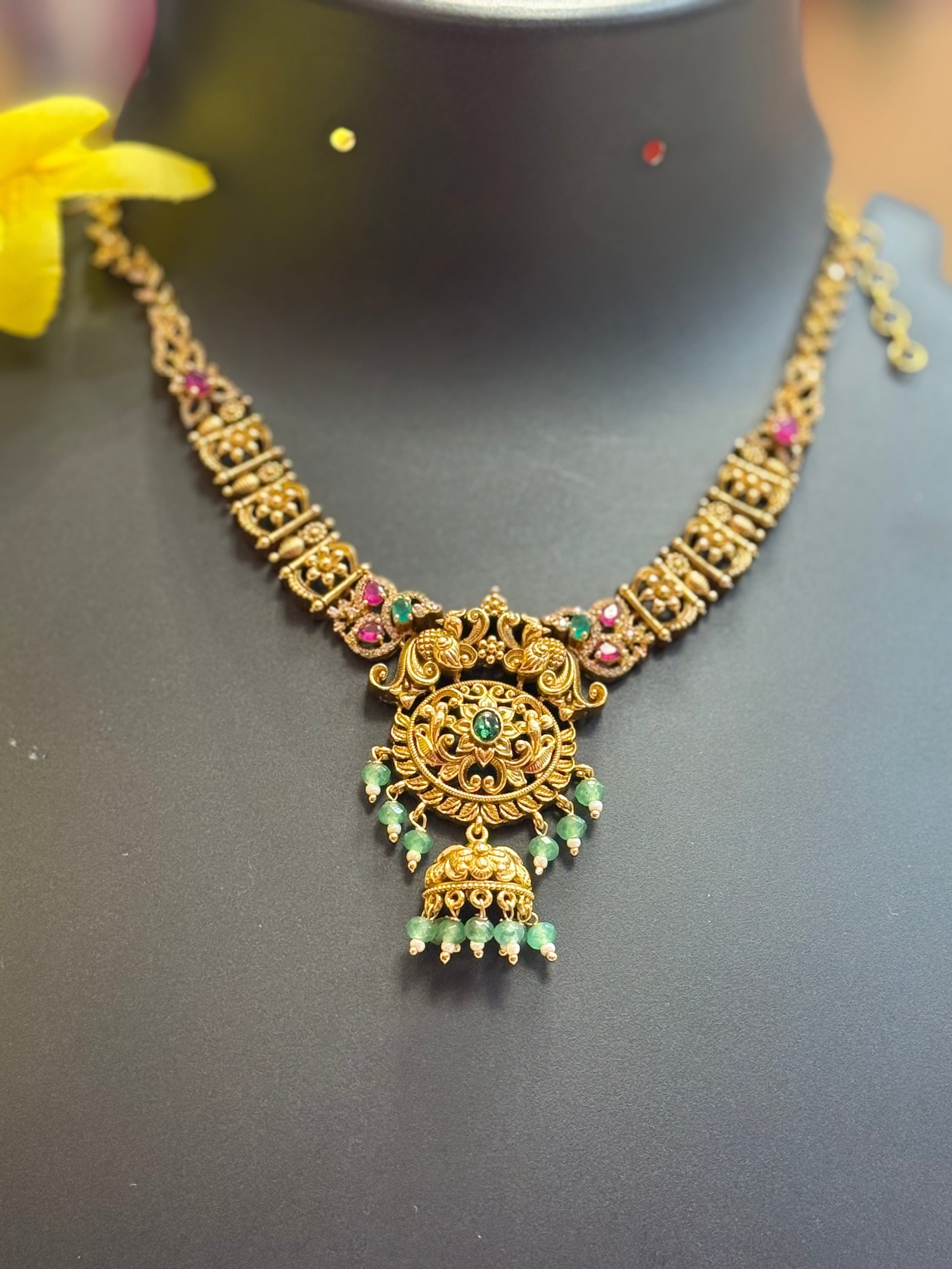 MattFinish Party Wear Necklace set