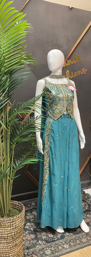 Blue Teenage Girls palazzo sets
