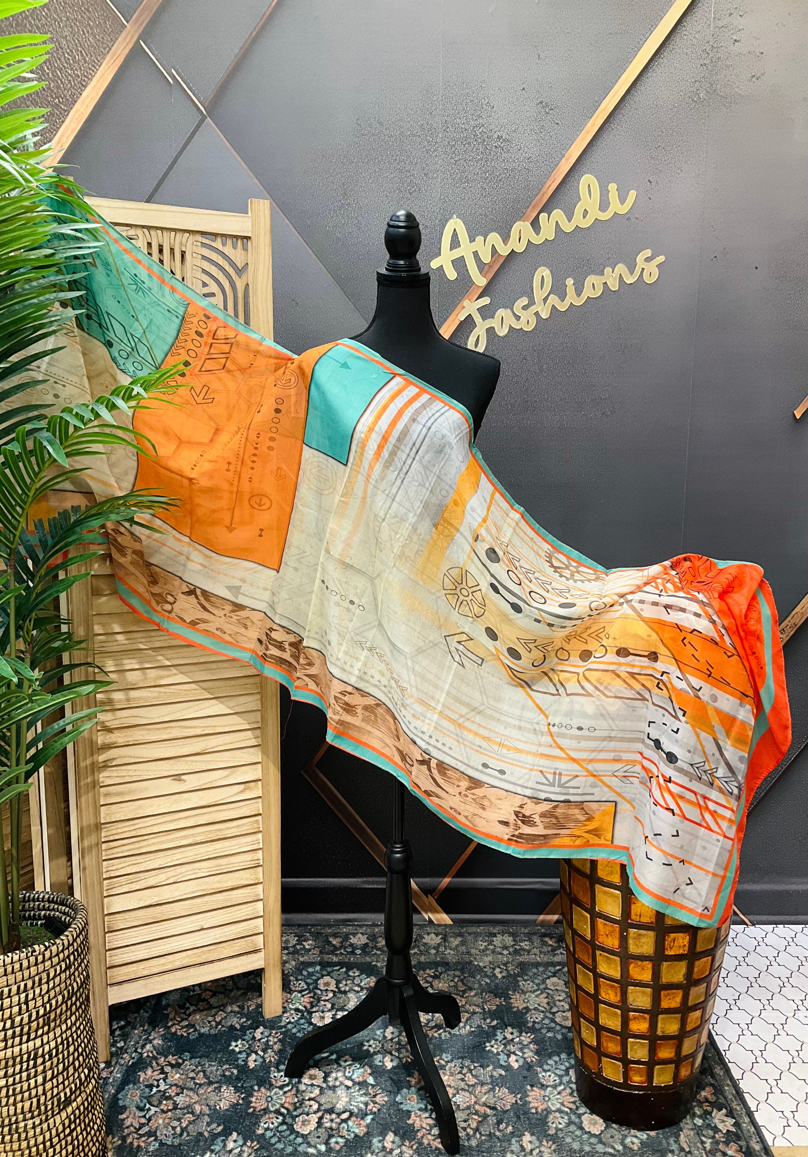 Multicolor Digital print duppatta