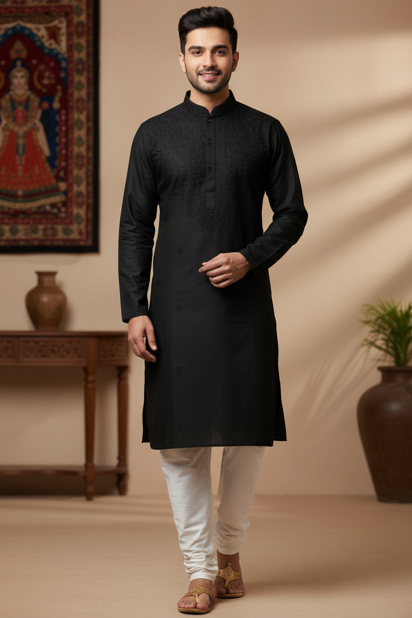 Size 44 - Pure Cotton Mens wear kurta set