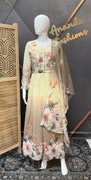 Floral Long Dress