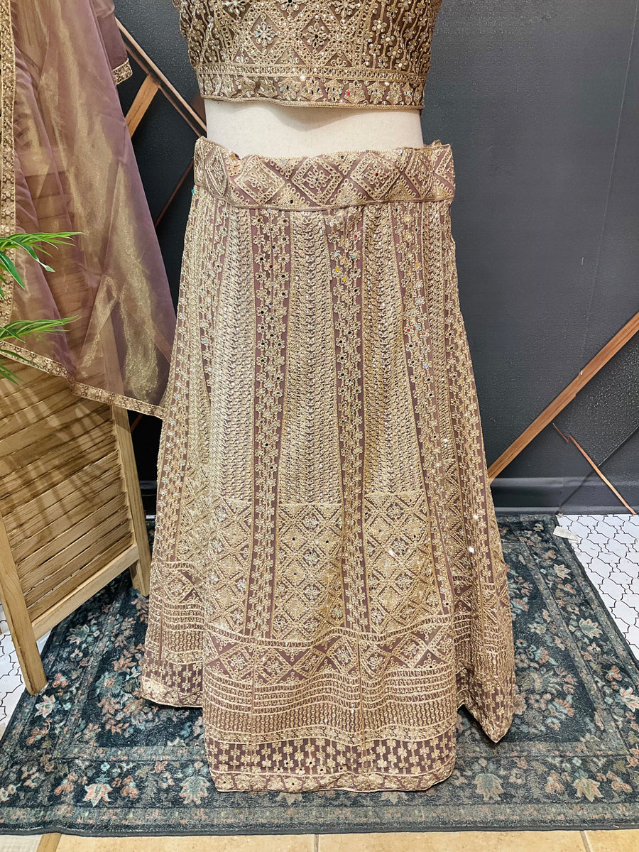 Plus size Heavy Work lehanga set