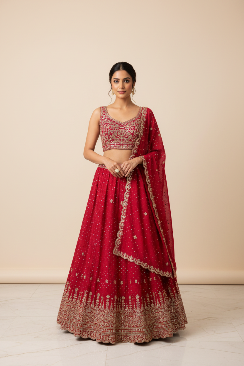 Size 40- Party Wear Lehenga sets