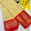 Semi Gadwal Silk Checks Saree