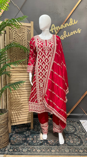 Party Wear - Full Work Kurti sets- Size 42/44