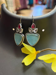 German Silver Hook Style/Hanging Earrings
