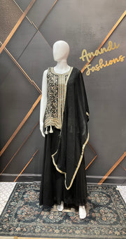 Black Palazzo set