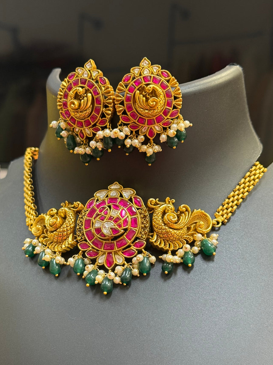 Jadau Kundan Choker set