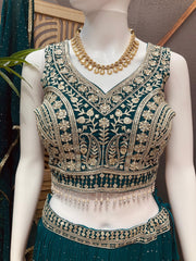 Party Wear Lehenga Choli Set - Wedding & Festive Occasions