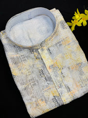 Digital Print Fancy Men’s Wear-Kurta Pajama set