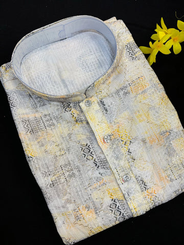 Digital Print Fancy Men’s Wear-Kurta Pajama set