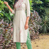 Rayon Kurti - Stylish and Elegant Rayon Embroidery Work Kurtis