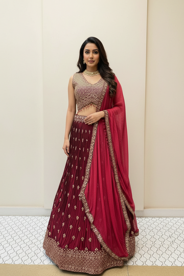 Heavy Work Alia Cut Lehenga Set - Designer Party Wear