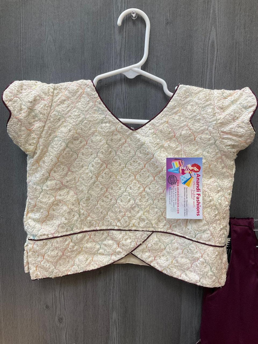 Indian Kids dress with skirt and top fits 4-5  years