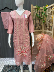 Pastel Pink color Kurti set