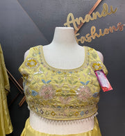 Yellow Designer Lehanga set