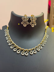 Unique Design CZ Necklace set