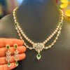 Double Line CZ Party Wear Necklace set