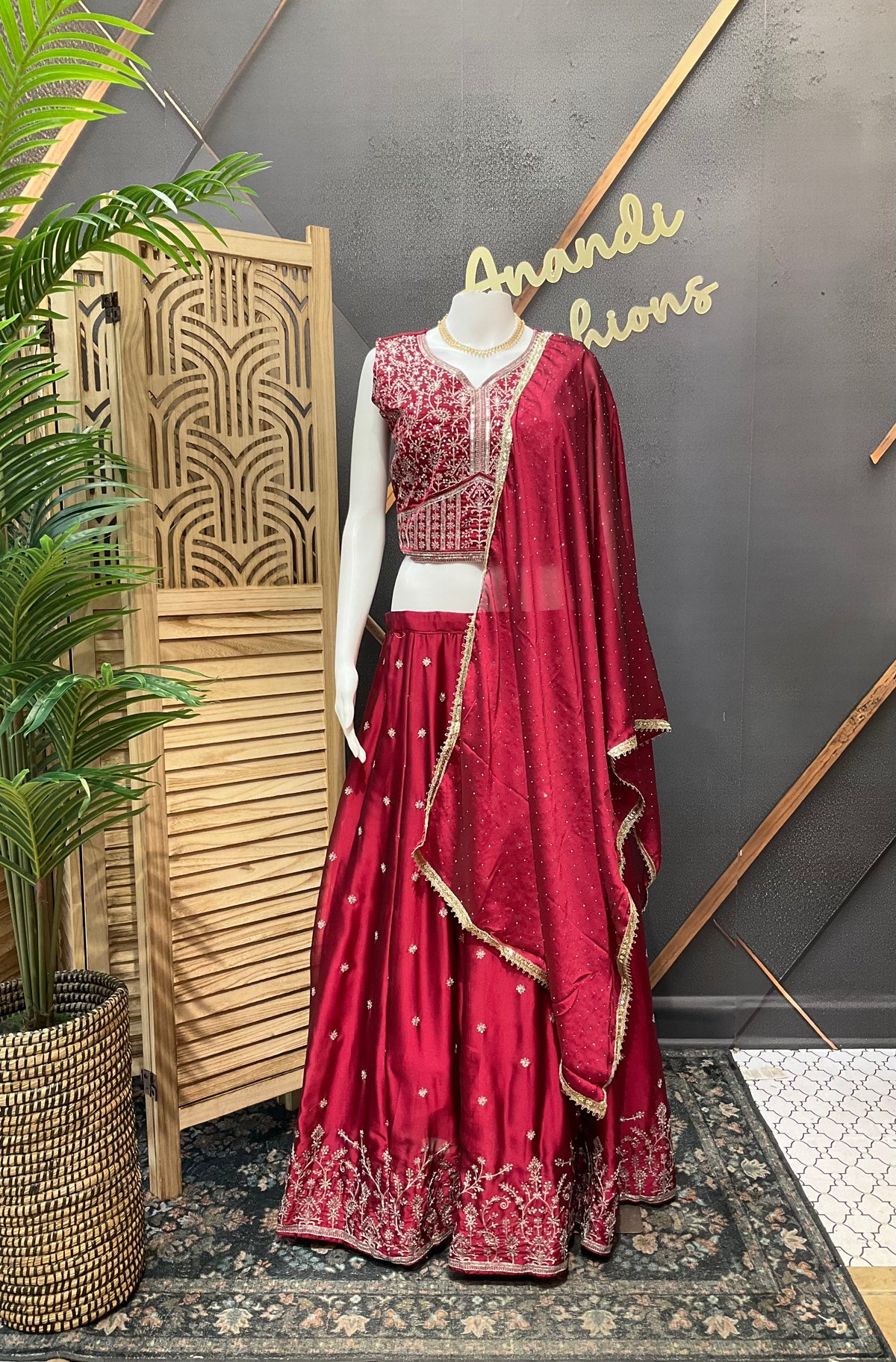 Satin Silk Lehanga sets