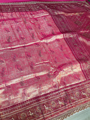 Pink Silk Saree